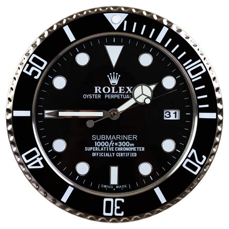 rolex submariner wall clock for sale